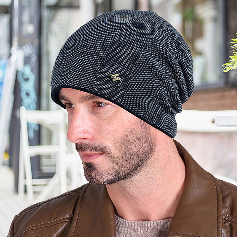 KNITTING WOOL BEANIE