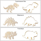 Dinosaur Cookie Cutters (Set of 3)