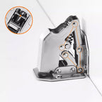 Hole-free and slit-free hinges