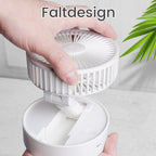 Height-adjustable, rechargeable telescopic stand fan