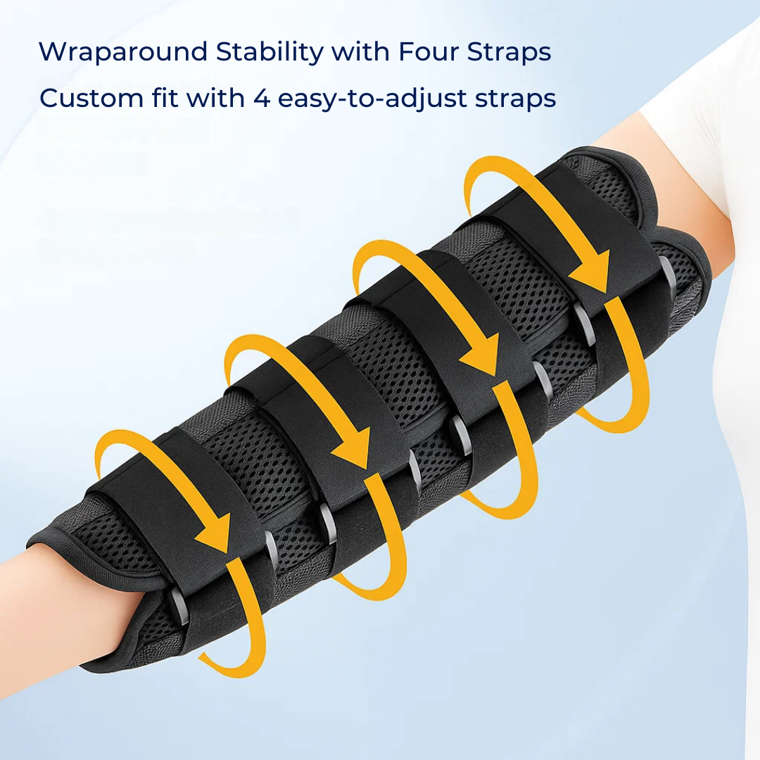 Prevents Ulnar Nerve Pain – Breathable Soft Immobiliser – Sleep Comfort – Faster Recovery Support