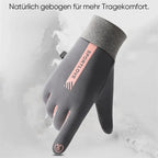 Waterproof finger touchscreen gloves, non-slip and cold-resistant