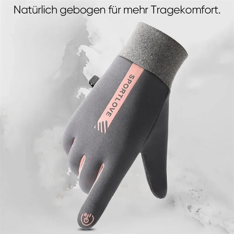 Waterproof finger touchscreen gloves, non-slip and cold-resistant