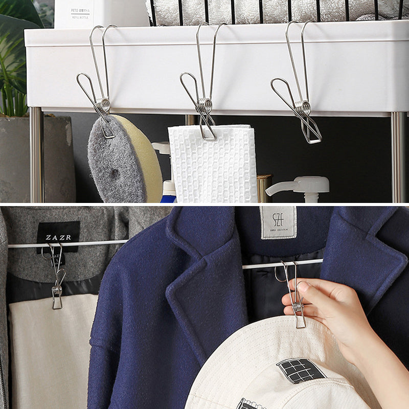 Stainless Steel Laundry Clips Hook Clip