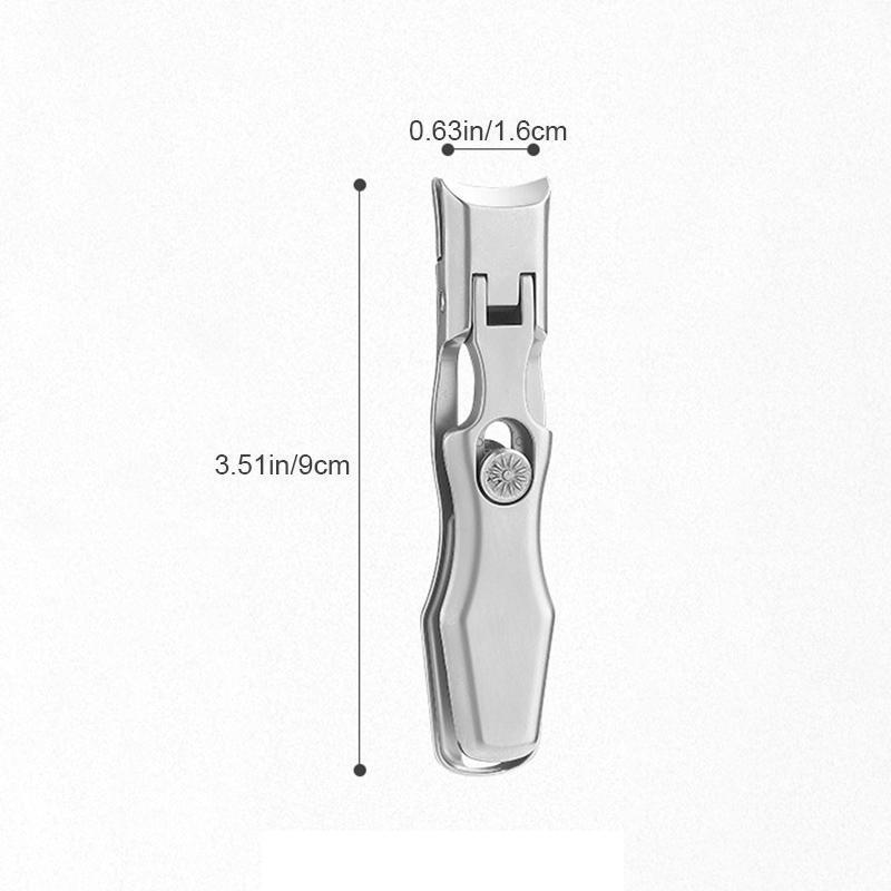 Portable ultra-sharp stainless steel nail clippers