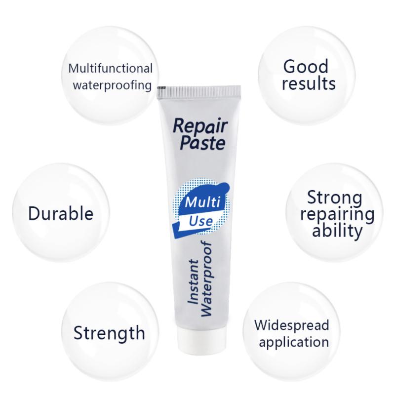 Instant waterproof repair paste