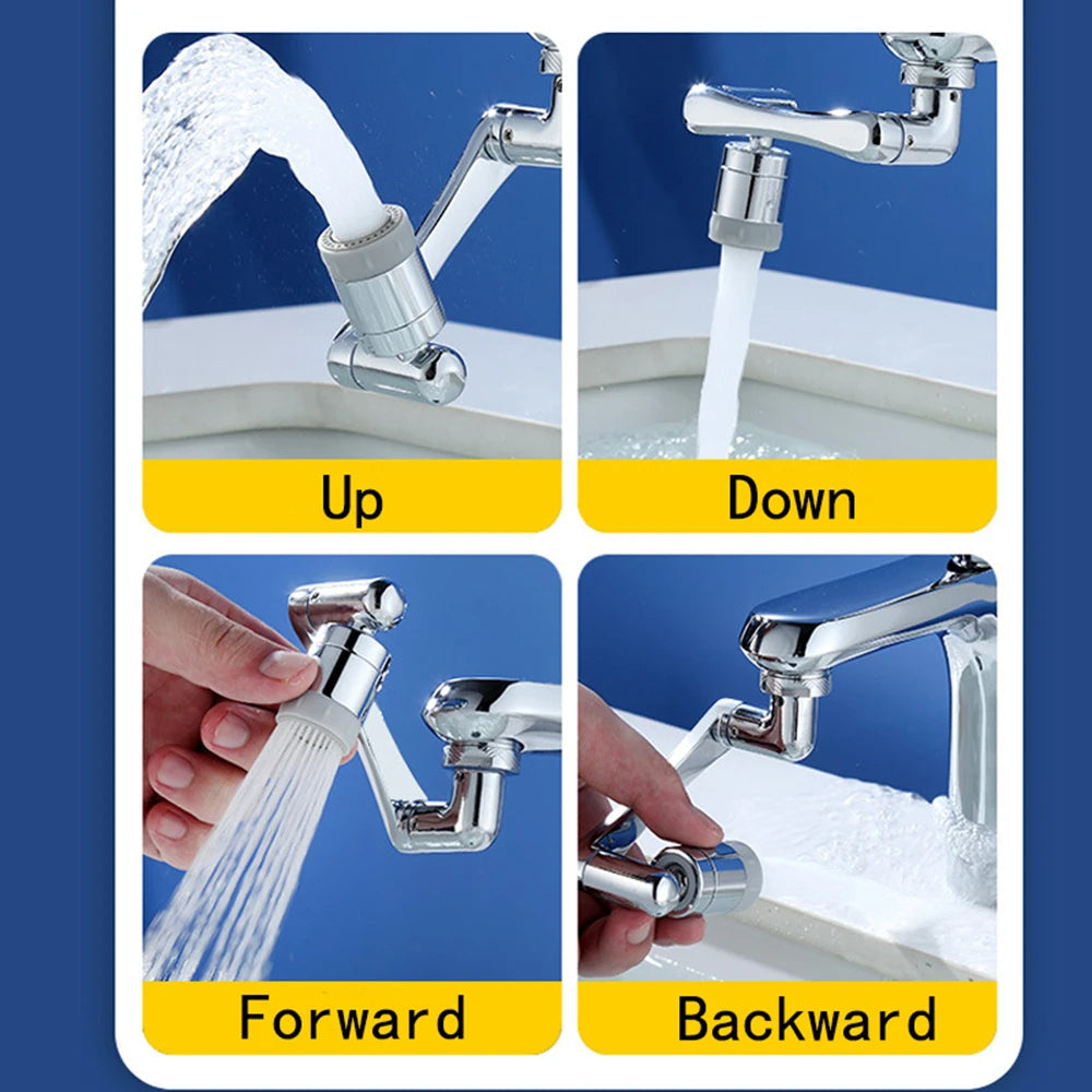 Full Rotating Universal Faucet Tap Extender