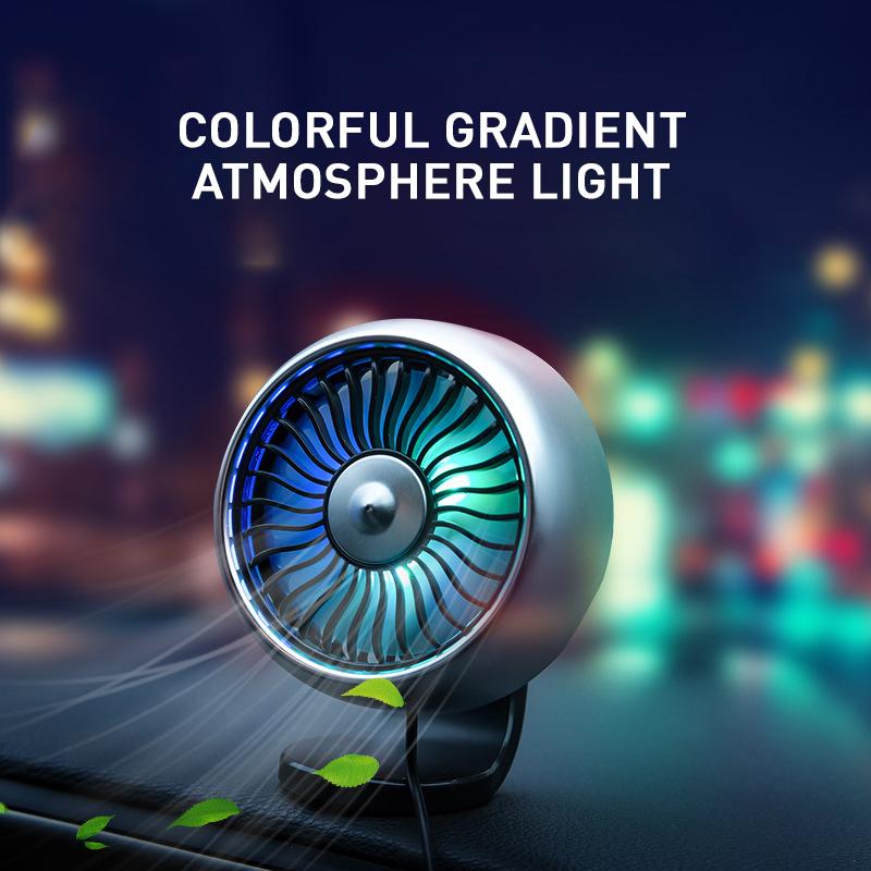 Car Air Outlet USB Fan