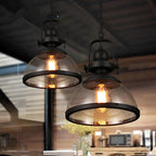 Antique Glass Iron Retro Industrial Chandelier Pendant Ceiling Lights
