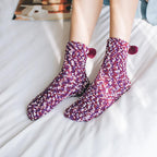 Pom Pom Cupcake Socks