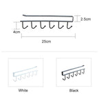 6 Hook Under-Cabinet Hanging Shelf