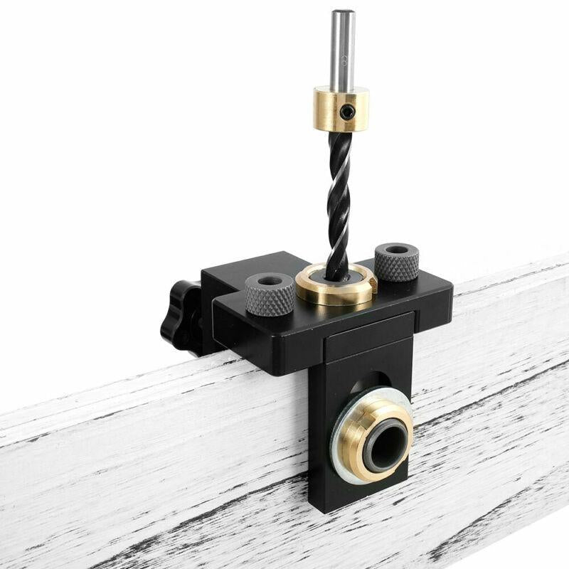 3 in 1 adjustable woodworking drill locator punch tools