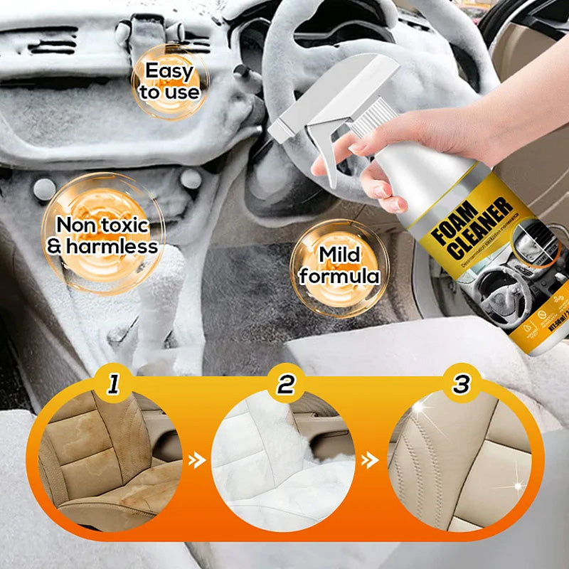 Multi-purpose foam cleaner