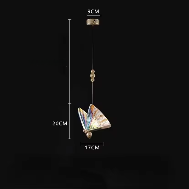 Modern Creative LED Pendant Lamp with Decorative Butterfly Design