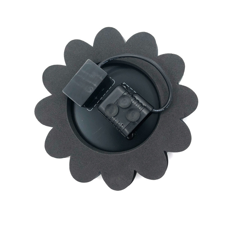 Solar-powered fountain for the garden – Flower design water feature for ponds and pools