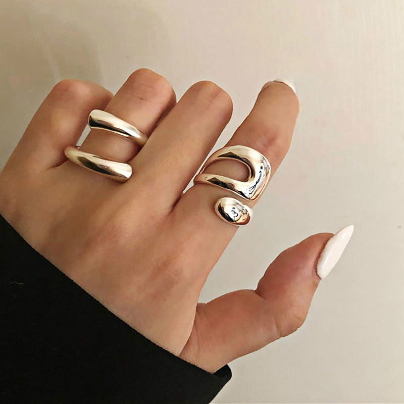 Drop Hoops Ring