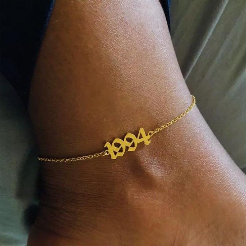 Stainless Steel Vintage Anklet