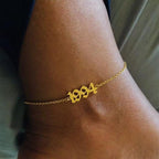Stainless Steel Vintage Anklet