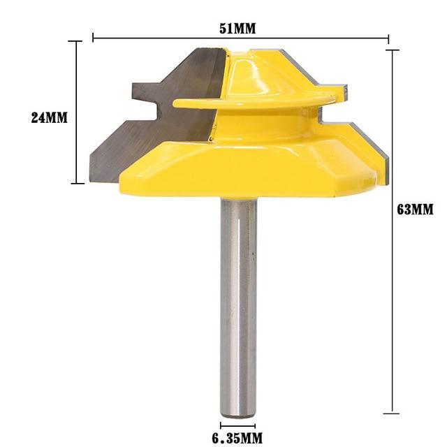 MèChe for angled cutting with lock at 45°
