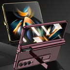 Samsung foldable phone case with integrated film