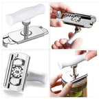 Adjustable Stainless Steel Bottle Opener Can Seal