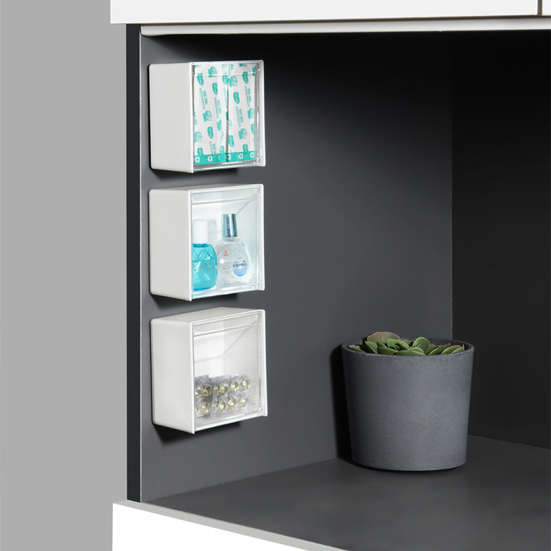 Wall-mounted Clamshell storage box