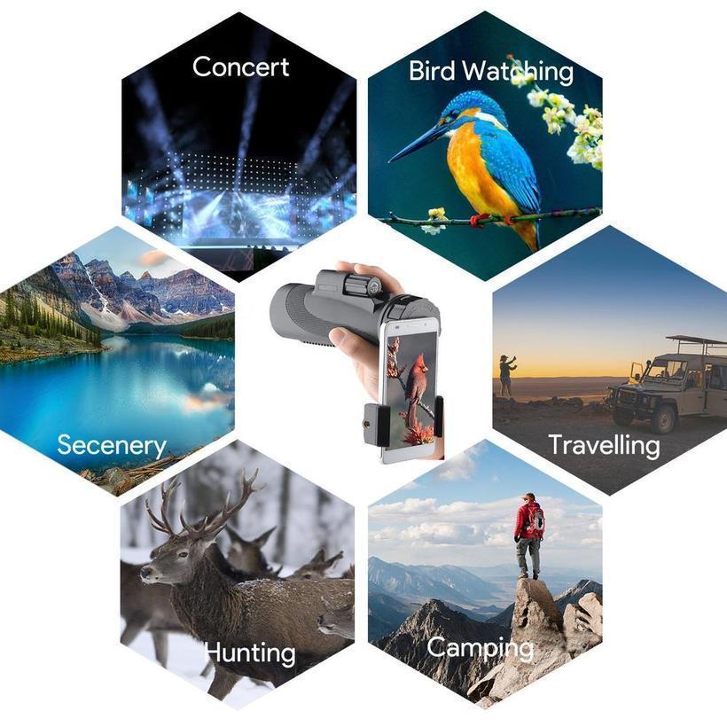 Waterproof High Definition Monocular Telescope