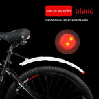 Retractable bike fender