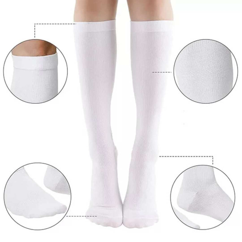 CircuFlex High Graduated Compression Socks | Improved Blood Circulation and Pain Relief - Ideal for Athletes - Travelers - Varicose Veins