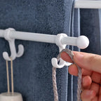 Collapsible, rotating wall mount and towel holder