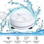 Ultrasonic Portable Dishwasher And Laundry Piece