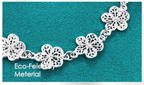Elegant Silver Filigree Bracelet with Unique Links