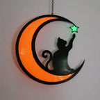 Moon Cat Decoration Pendant made of Acrylic