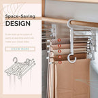 Multifunctional pants rack