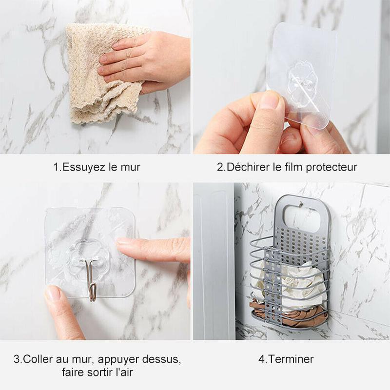 Collapsible laundry basket household