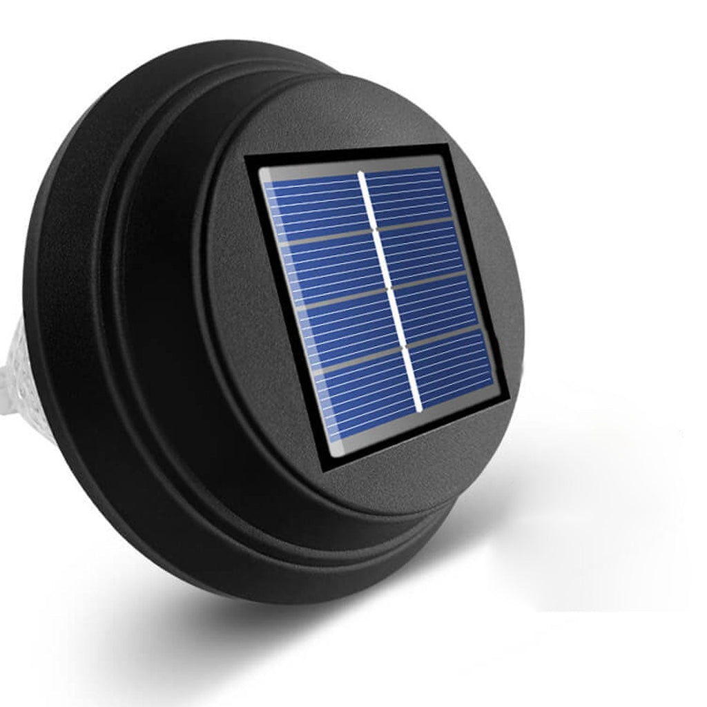 Solar waterproof circular divergent light shadow design LED outdoor garden decorative light