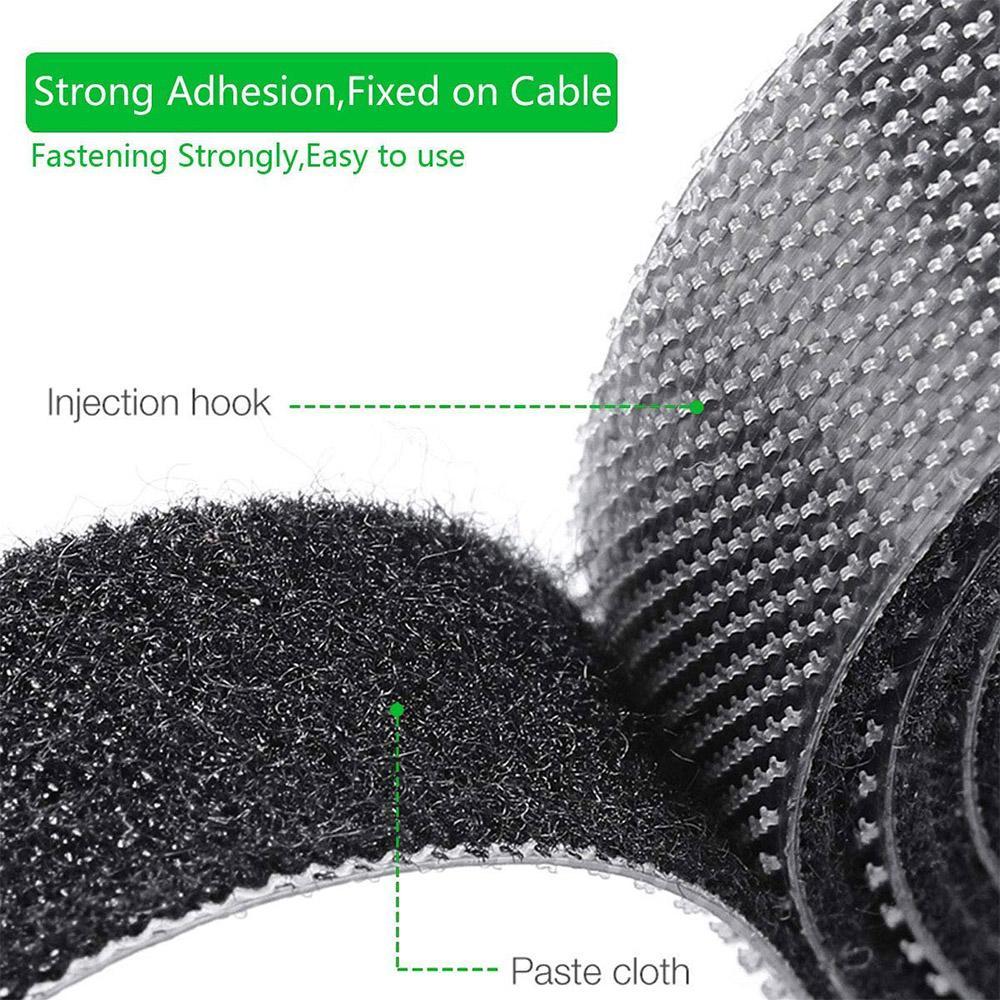 Self-adhesive nylon cable ties
