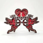 Valentine's Day 3D Wooden Carving Ornaments