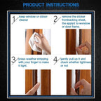 Silicone Door and Window Sealing Strip, 5 m