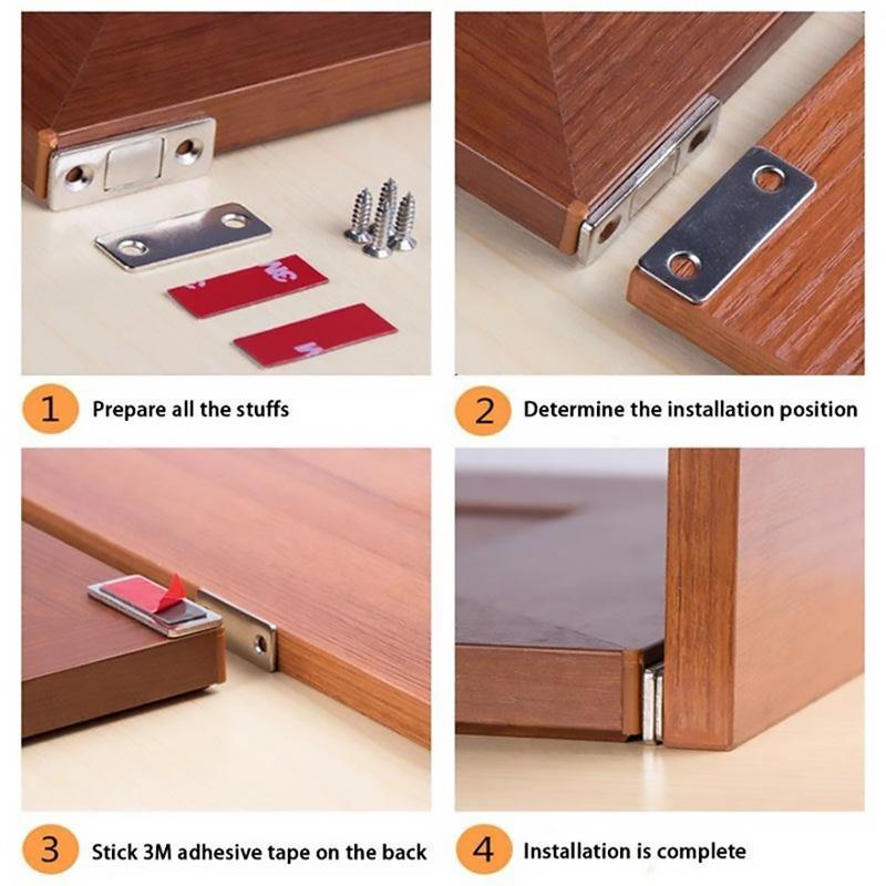 Swing-free Magnetic Door Closer