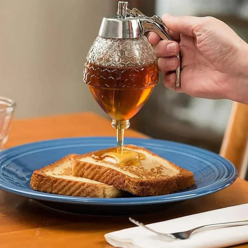 Stylish Honey Dispenser with Drip-Free Technology – Precise Dispensing without Spillage
