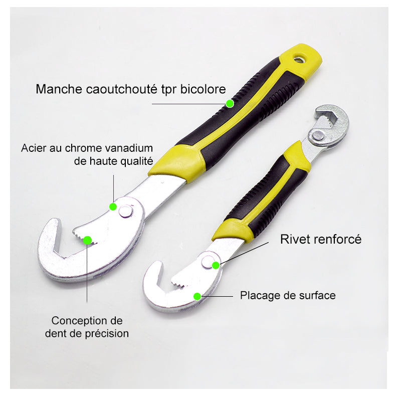Universal wrench set (2 pieces)