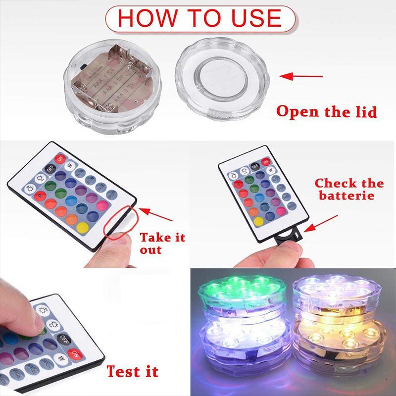 Remote control waterproof magnetic suction LED lamp