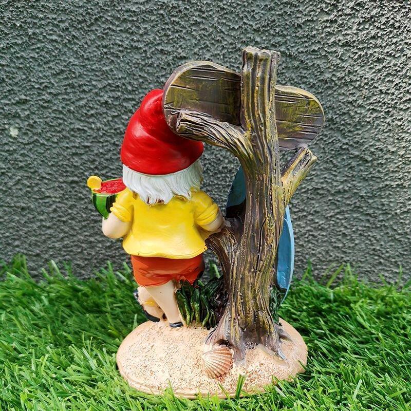 Resin Gnome Statue Ornament