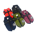 Winter coat with zipper for dogs