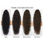Water ripple ponytail wig