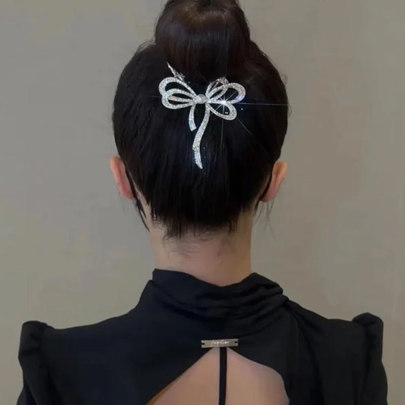 Bow Light Luxury Premium Feeling Hair Clip