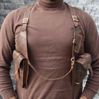 Medieval Steampunk Retro Shoulder Bag with Shoulder Strap