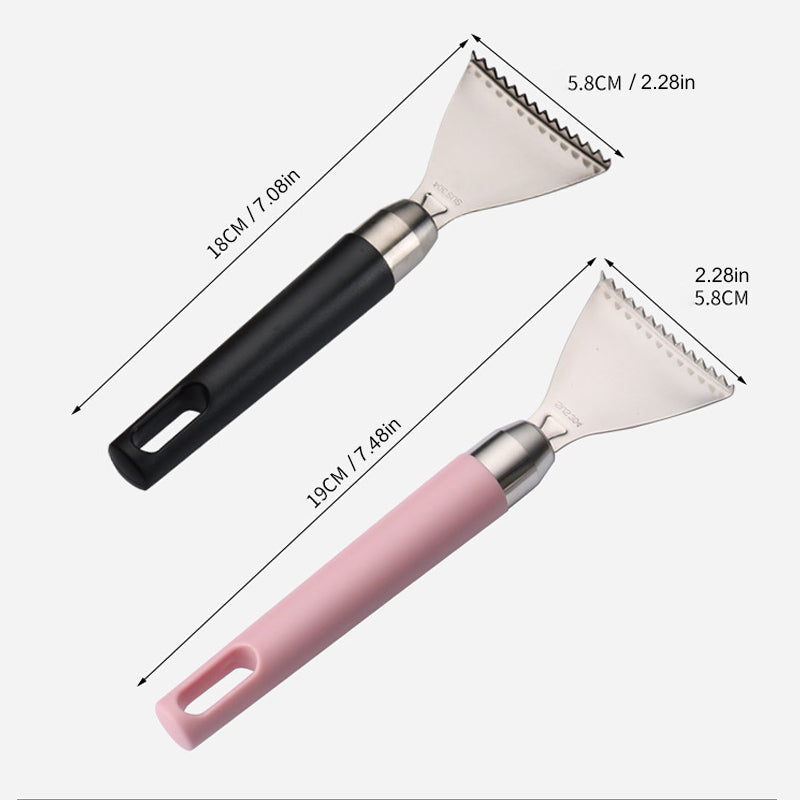Fish scale peeler made of stainless steel