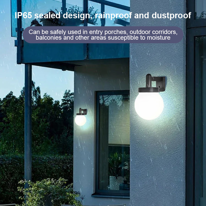Solar Wall Sphere Light (2 pieces)